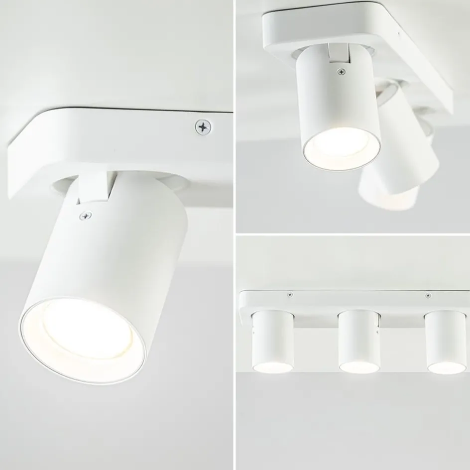 Plafondspot Oliver 3L balk wit gu10>Straluma Discount