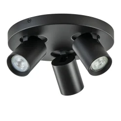 Plafondspot Oliver 3L rond zwart gu10>Straluma Sale