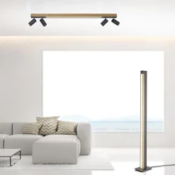 Plafondspot Pure Lines antraciet/hout cct><noscript><img width=