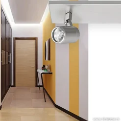 Plafondspot Rain 2L balk nikkel IP44><noscript><img width=