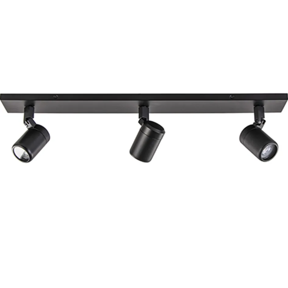 Plafondspot Rain 3L balk zwart gu10 IP44>Straluma Sale