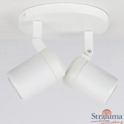 Plafondspot Rain 2L rond wit gu10 IP44>Straluma New