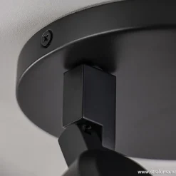 Plafondspot Rain 2L rond zwart IP44><noscript><img width=