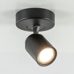 Plafondspot Razza 1L zwart gu10>Straluma