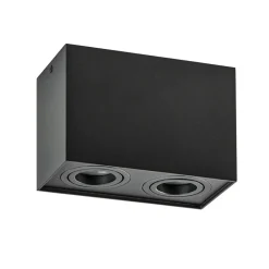 Plafondspot Rebel box 2l zwart gu10>Straluma Online