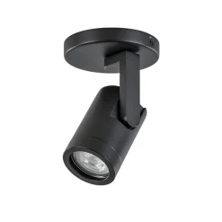 Plafondspot rond enkel zwart ex.gu10>Straluma Clearance