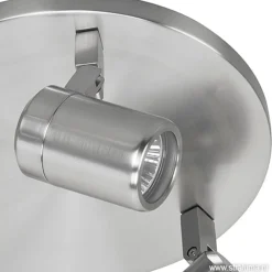 Plafondspot rond Rain 3-l nikkel IP44><noscript><img width=