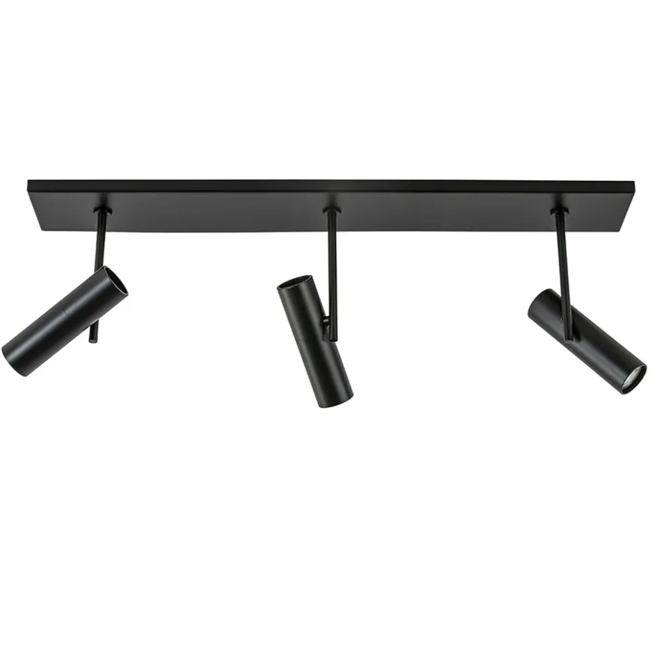 Plafondspot Trend 3L balk zwart gu10mini>Straluma Best