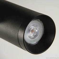 Plafondspot tube zwart verstelbaaar><noscript><img width=