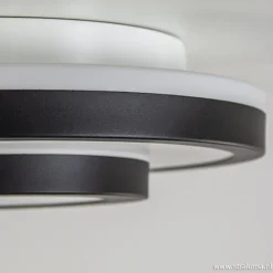 Plafonnière Master 435 zwart/glas IP44><noscript><img width=