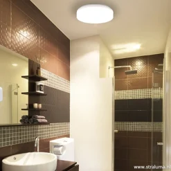 Plafonnière wit 27cm led 3000k IP44><noscript><img width=