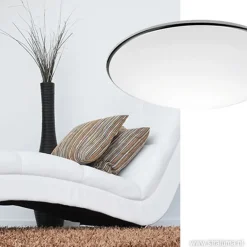 PlafonnièreArt rond chroom 30 cm><noscript><img width=