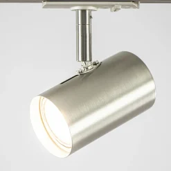 Railsysteem 1,5m nikkel met 4 verstelbare spots>Straluma Best