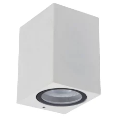 Rechthoekige buitenlamp downlighter mat wit>Straluma Sale