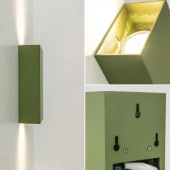 Rechthoekige wandlamp up+down groen><noscript><img width=