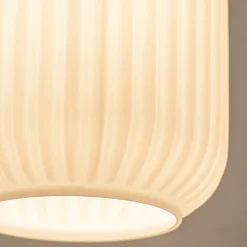 Retro plafondlamp zwart met wit glas><noscript><img width=