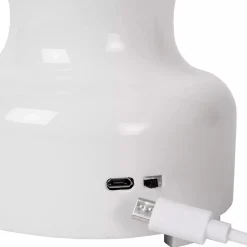 Retro tafellamp olielamp op batterij wit><noscript><img width=