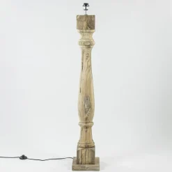 Robuuste lampvoet Robbia hout exclusief kap>Straluma Discount