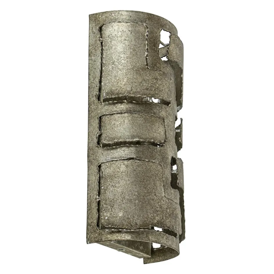 Robuuste wandlamp ambachtelijk zilver>Straluma New