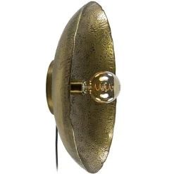 Robuuste wandlamp Neva rond 50 cm antiek brons>Straluma Discount