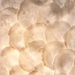 Romantische hanglamp bol creme schelp><noscript><img width=