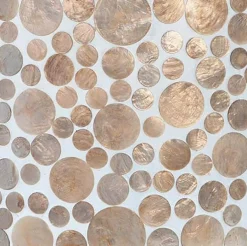 Romantische Schelpen wandlamp coin beige><noscript><img width=