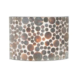 Romantische Schelpen wandlamp coin beige><noscript><img width=