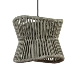 Ronde buiten hanglamp donker beige IP44>Straluma Clearance