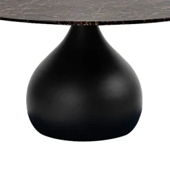 Ronde eetkamertafel bruin marmer Ø120 cm>Straluma Outlet