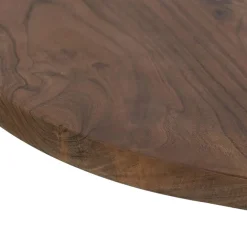 Ronde eettafel acacia hout met zwarte poot Bicoca><noscript><img width=