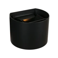 Ronde LED buitenlamp zwart inclusief lichtsensor>Straluma Sale