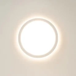 Ronde LED plafondlamp wit met 3 licht opties>Straluma New