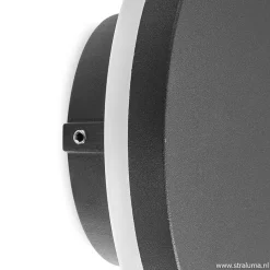 Ronde LED wandlamp tuin antraciet>Straluma Discount