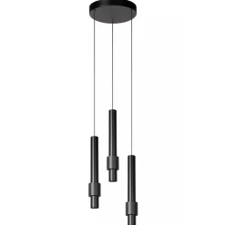 Ronde 3-lichts hanglamp cilinders inclusief LED>Straluma New