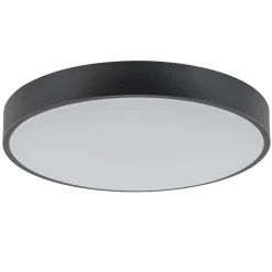 Ronde plafondlamp zwart inclusief LED en remote>Straluma Hot