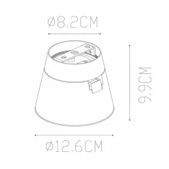 Ronde plafondspot verstelbaar wit GU10-ES111><noscript><img width=