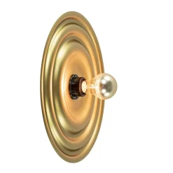 Ronde wand/plafondlamp gouden schaal>Straluma New