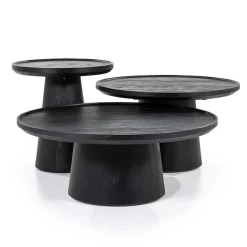 Salontafel Ron zwart 66x39 cm><noscript><img width=