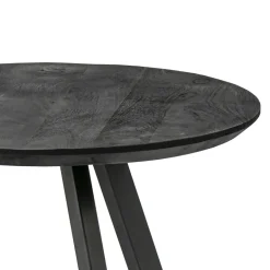 Salontafel rond hout zwart 60 cm>Straluma Hot