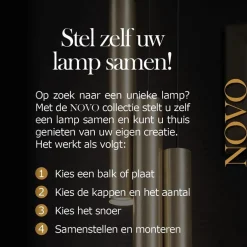 Samengestelde 6-lichts hanglamp spin met zwarte kappen><noscript><img width=