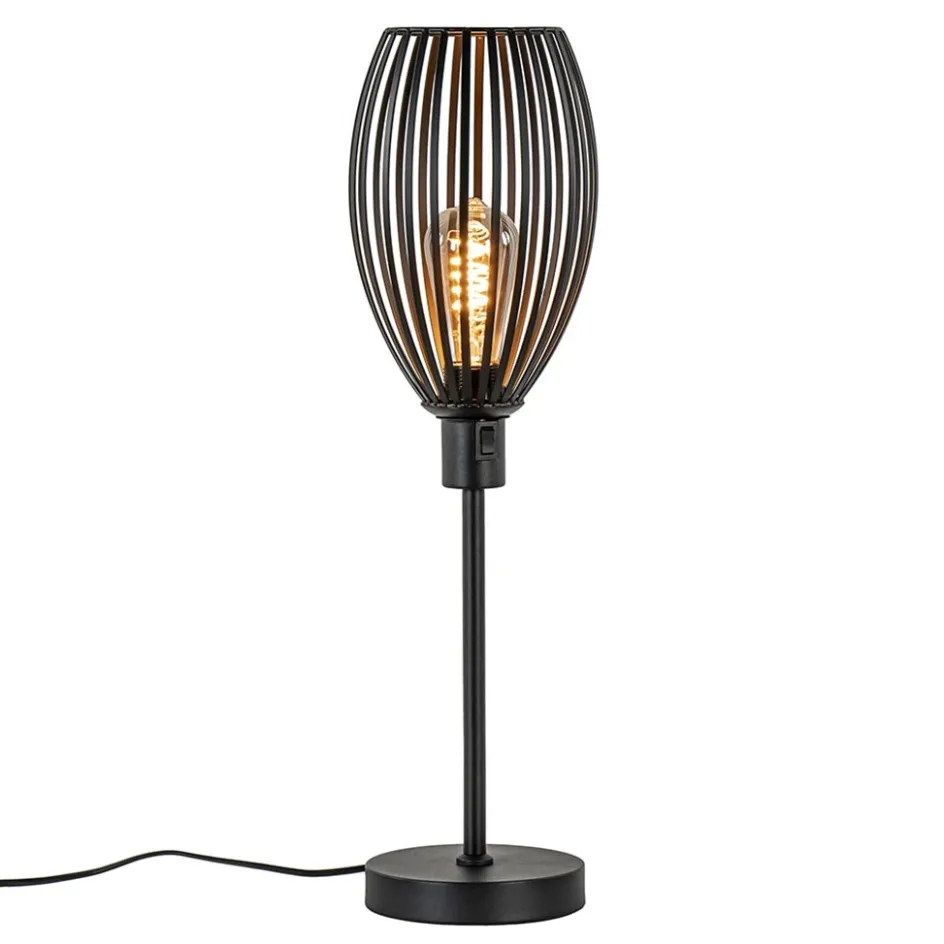 Scandinavische tafellamp mat zwart>Straluma Online