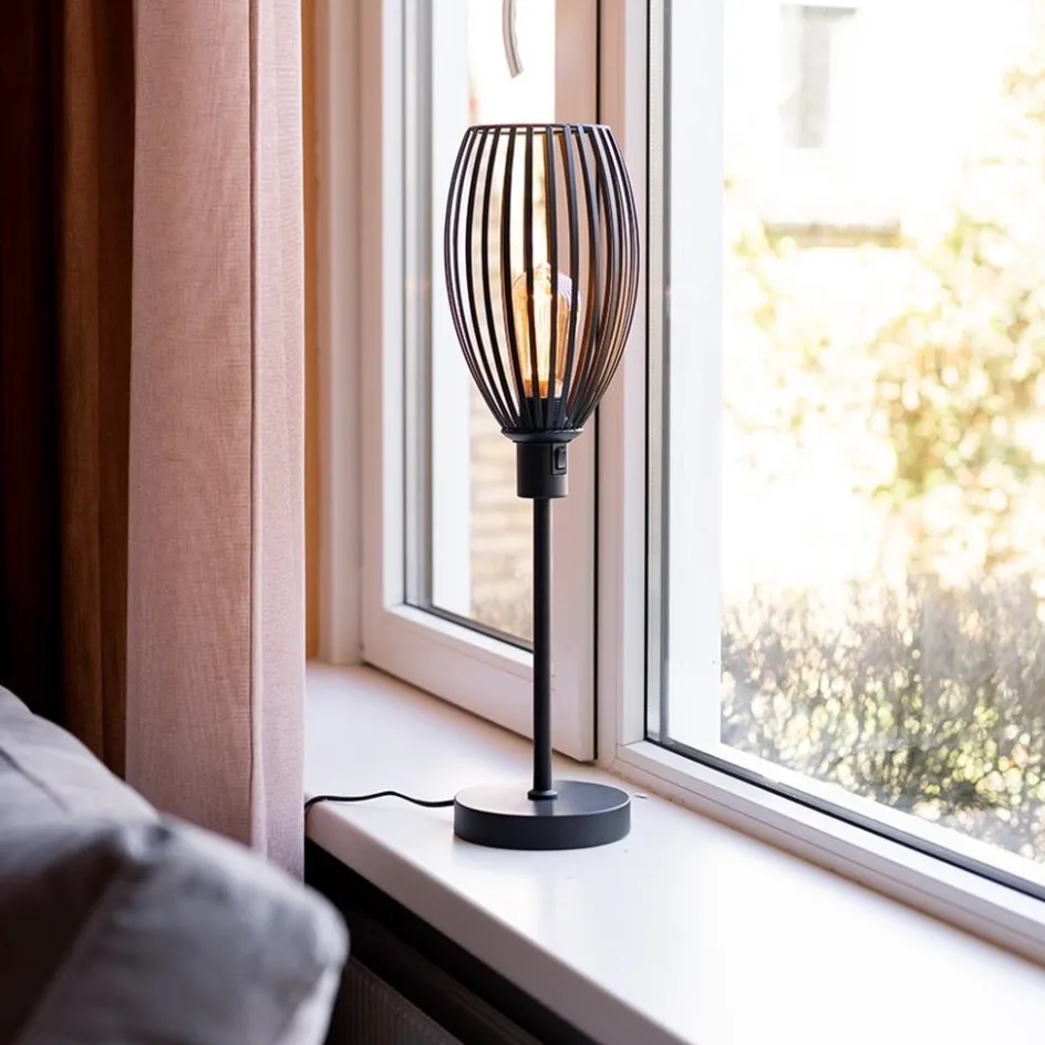 Scandinavische tafellamp mat zwart>Straluma Online