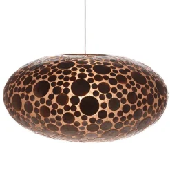 Schelpen hanglamp coin goudbruin groot>Straluma Clearance