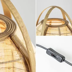 Sfeervolle tafellamp Jacinto naturel Light and Living><noscript><img width=