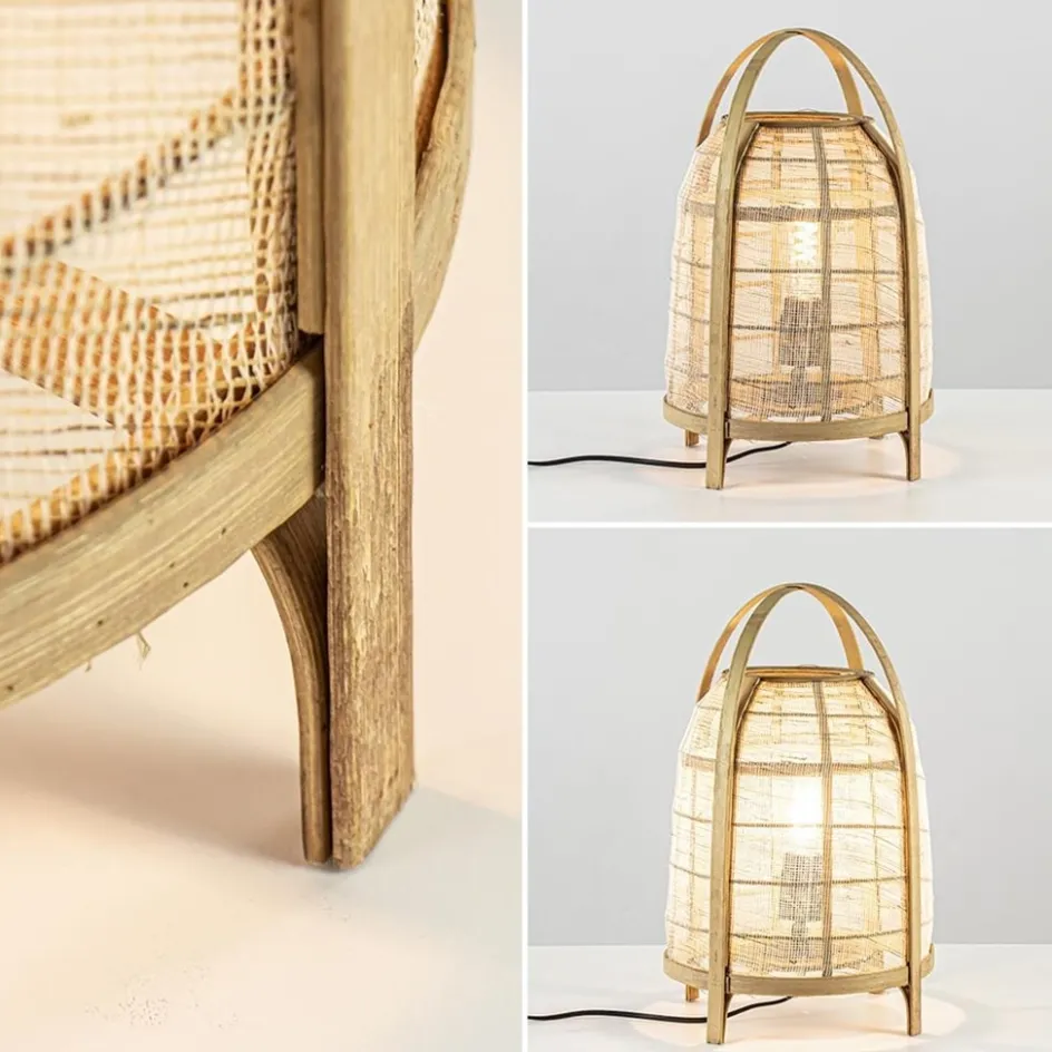 Sfeervolle tafellamp Jacinto naturel Light and Living>Straluma Best