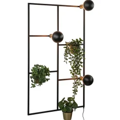 Sfeervolle wandlamp frame zwart/goud>Straluma New