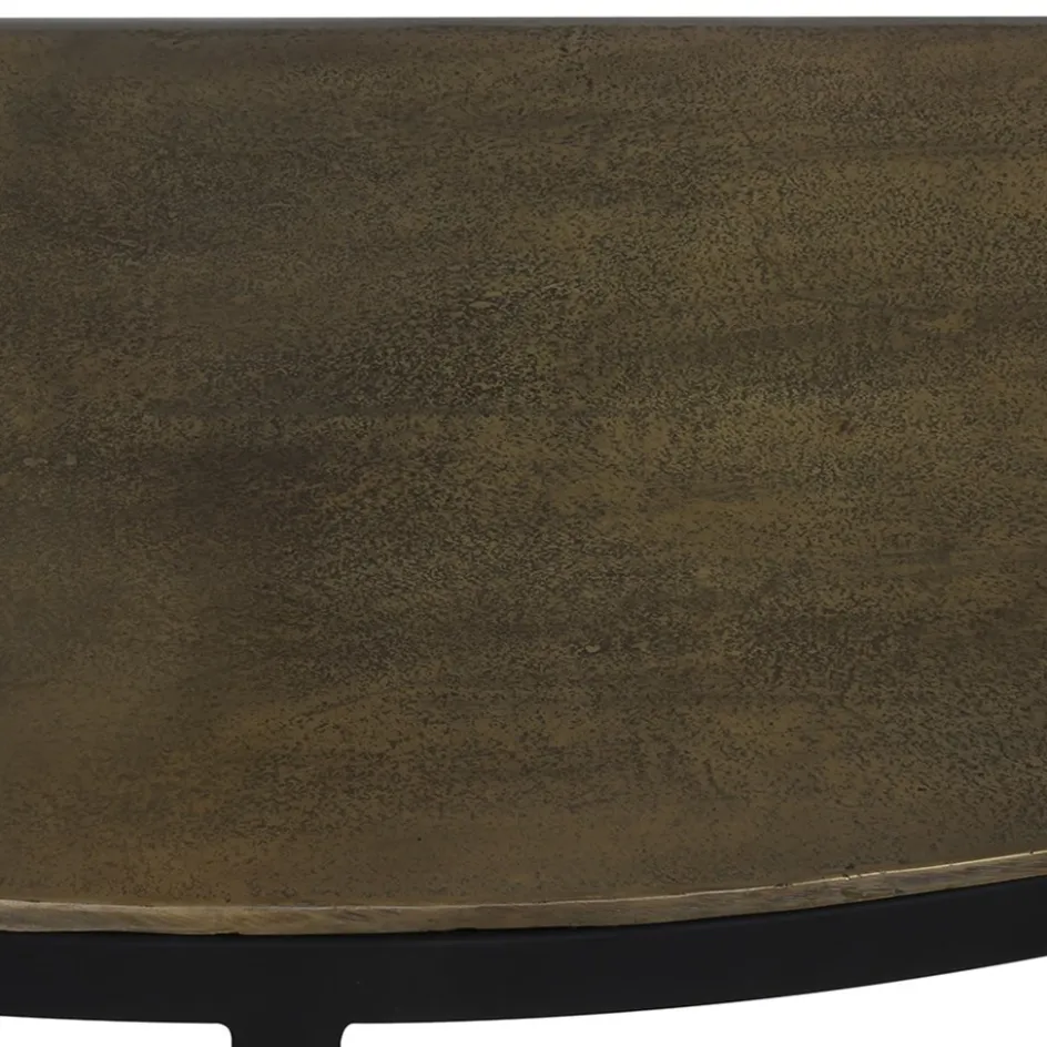 Sidetable Peto antiek brons met zwart 100x42x76 cm>Straluma Clearance