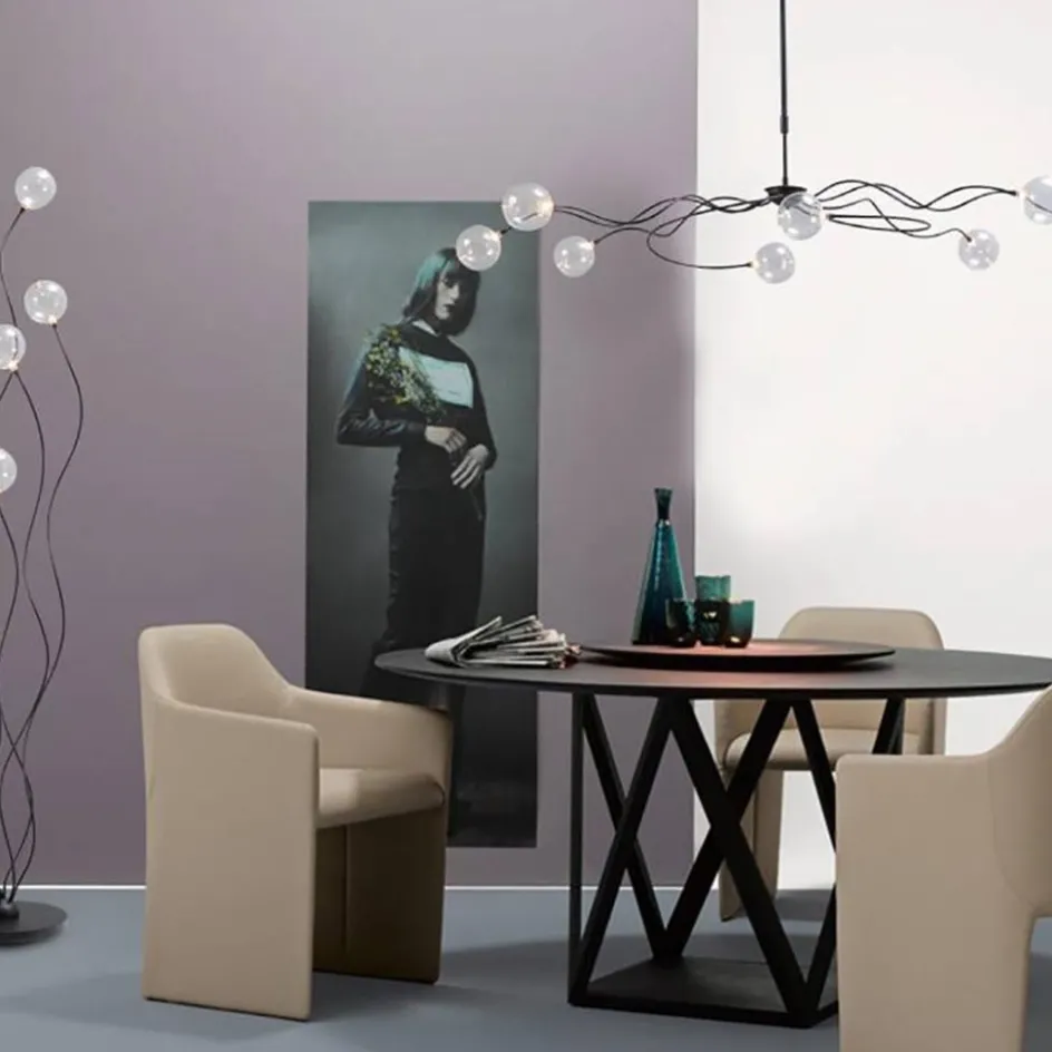 Sierlijke LED hanglamp met helder glas dimbaar>Straluma Sale