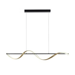 Smart hanglamp antraciet/goud inclusief remote>Straluma