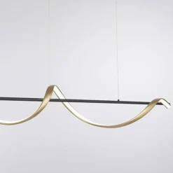 Smart hanglamp antraciet/goud inclusief remote><noscript><img width=